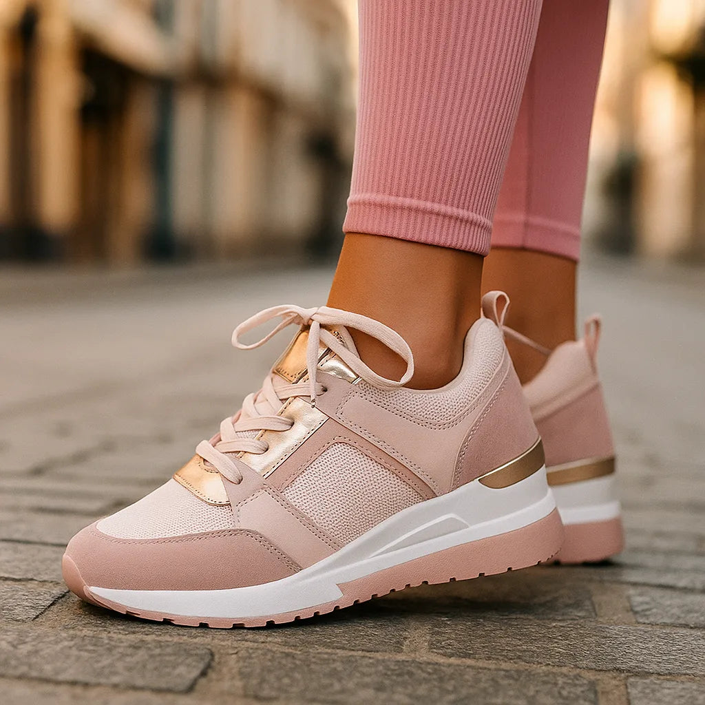 Orthopedic Wedge Sneakers with Arch Support