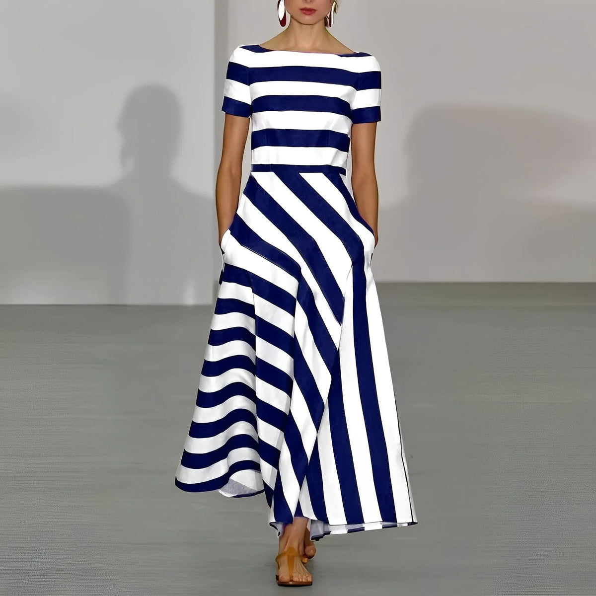 Striped Maxi Dress