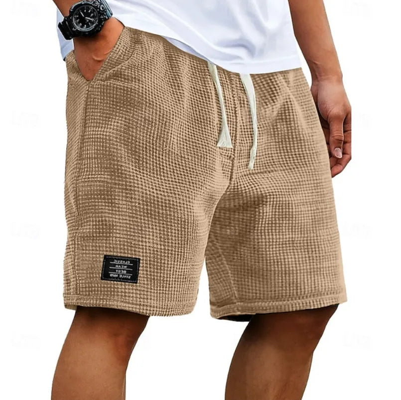 Conrad | Men's Waffle-Knit Casual Summer Shorts