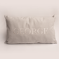 Cotton Canvas Cushion | Light Grey