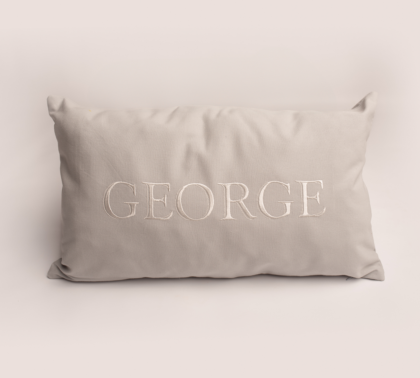 Cotton Canvas Cushion | Light Grey