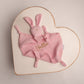 Muslin Bunny Comforter | Pink