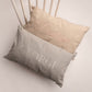 Cotton Canvas Cushion | Light Grey