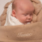 Pointelle Baby Knit Blanket | Taupe