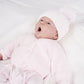 Ribbed Knitted Baby Cardigan | Pink