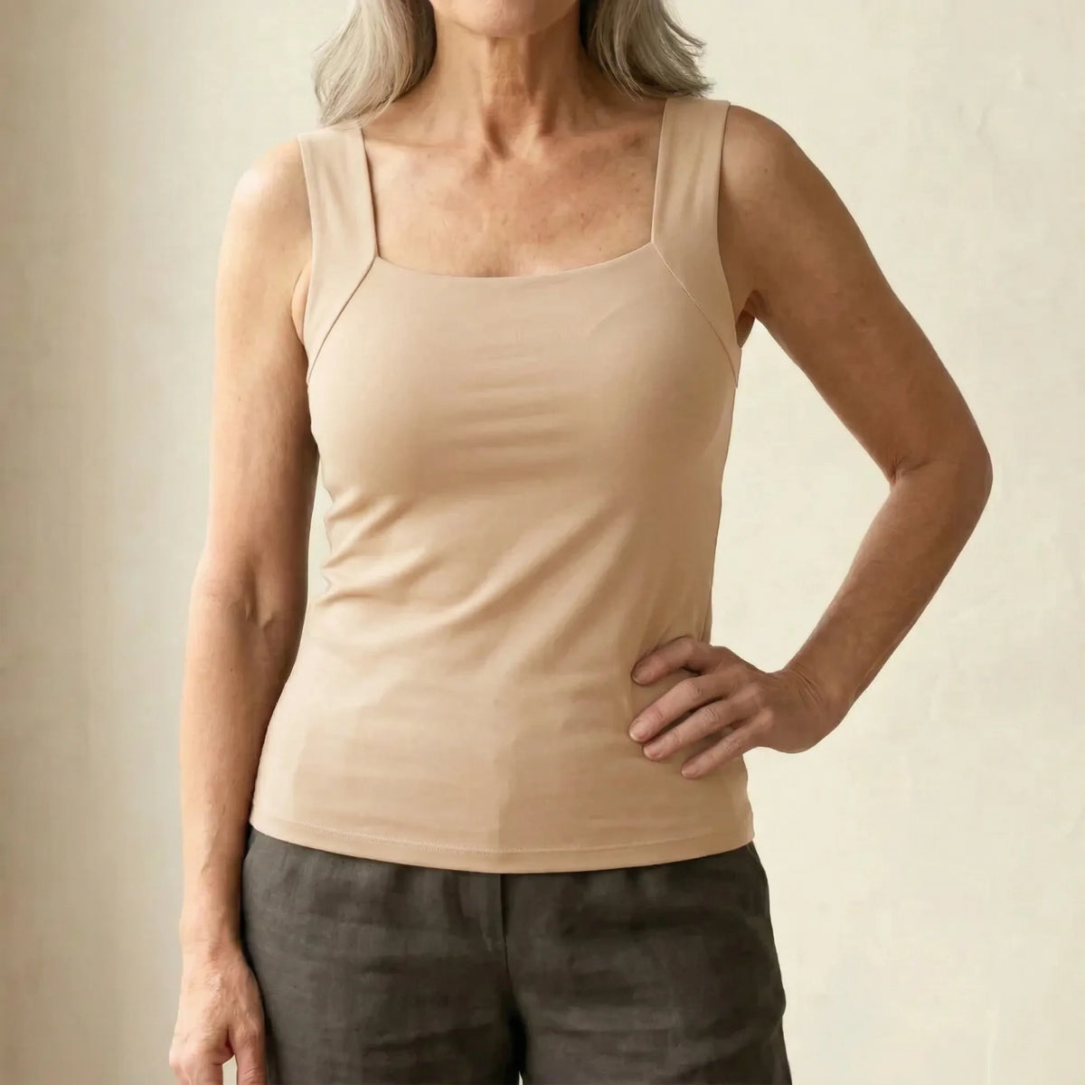 Built-In Bra Comfort Tank Top for Women image 12
