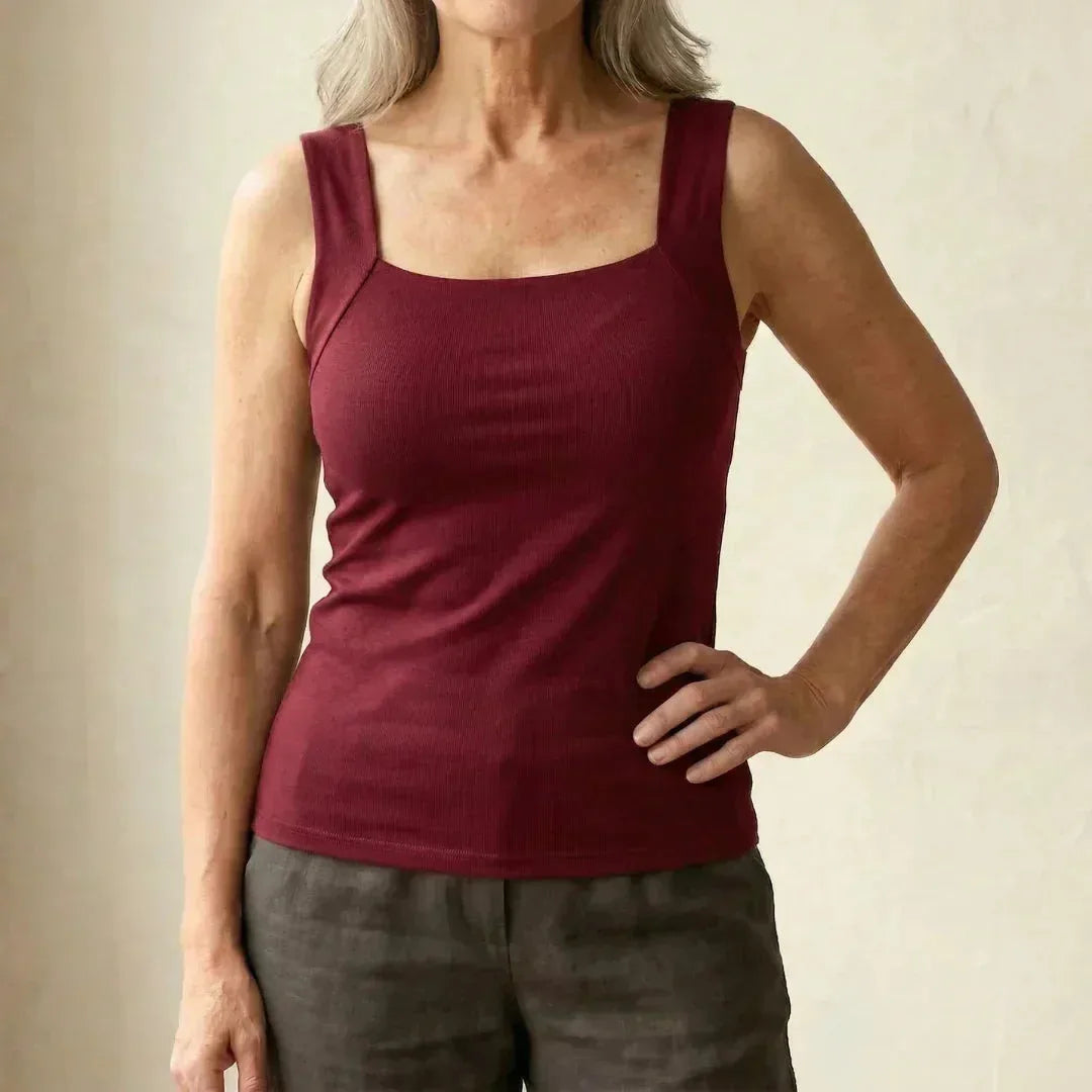 Built-In Bra Comfort Tank Top for Women image 17
