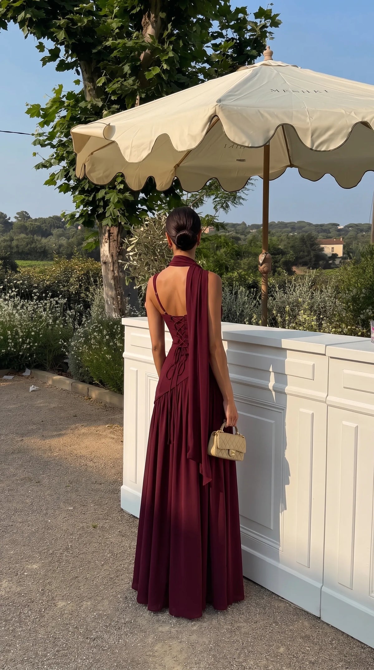 Elegant Maxi Dress with Thigh Split for Women image 14