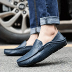 Handmade Leather Loafers for Men, Comfort Slip-On Shoes image 10