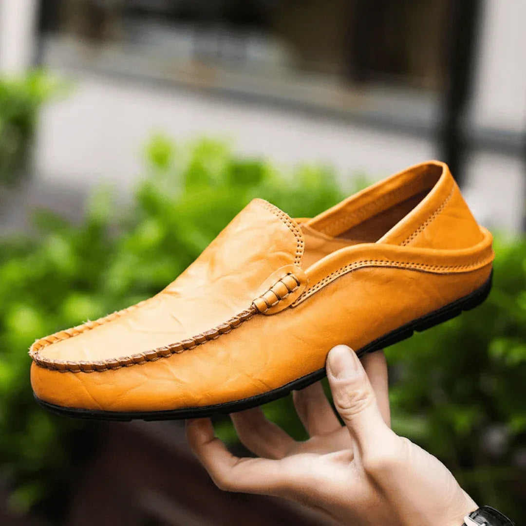 Alfred | Handmade Leather Loafers for Men, Comfort Slip-On Shoes