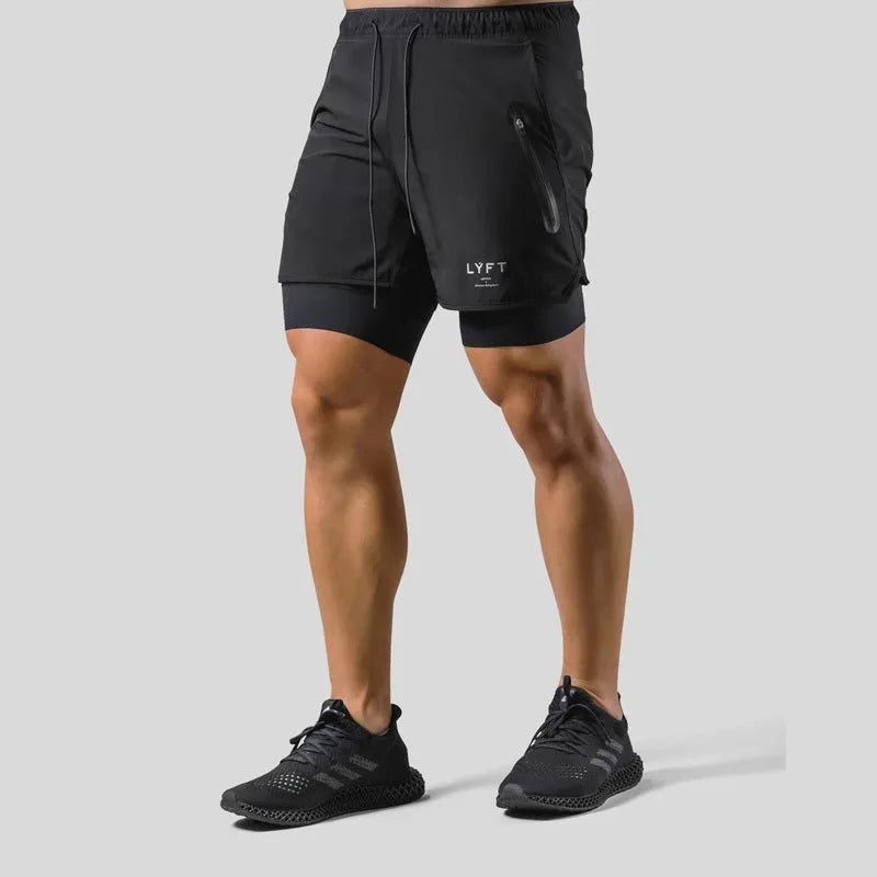 Men's 2-in-1 Compression Liner Training Shorts image 12