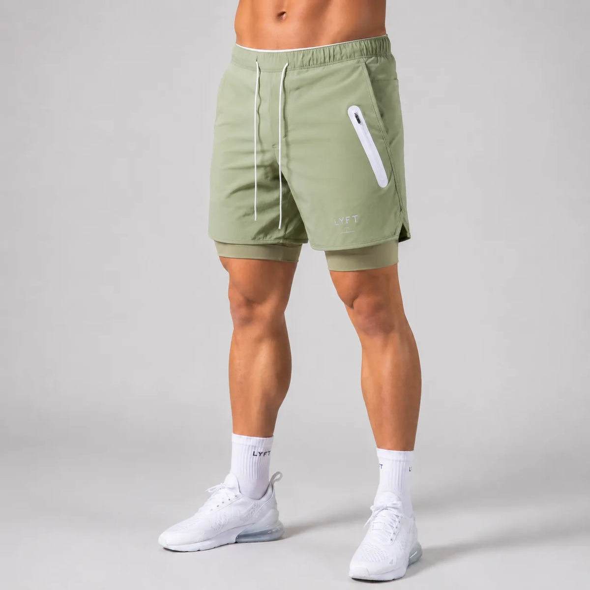Men's 2-in-1 Compression Liner Training Shorts image 14