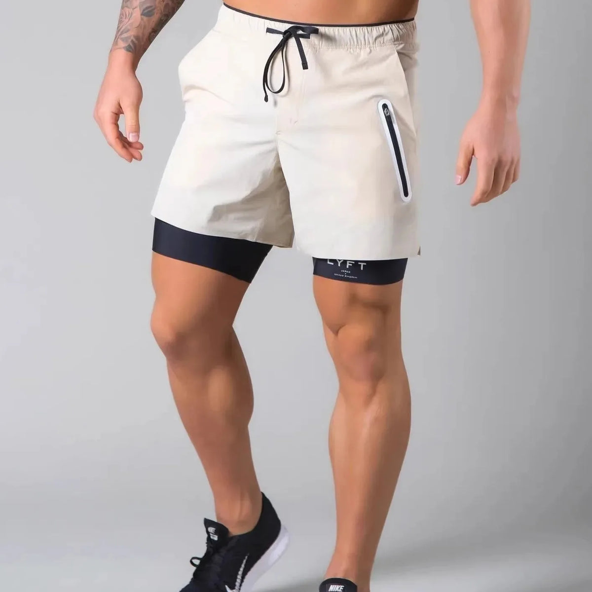 Men's 2-in-1 Compression Liner Training Shorts image 17