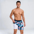 Men's Compression-Lined Quick-Dry Swim Shorts image 12