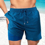 Men's Compression-Lined Quick-Dry Swim Shorts image 19