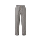 Men's Relaxed Straight-Leg Linen Pants with Drawstring image 15