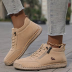Orthopedic Leather Ankle Boots with Arch Support for Women image 11