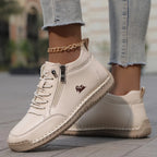 Orthopedic Leather Ankle Boots with Arch Support for Women image 17