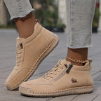 Orthopedic Leather Ankle Boots with Arch Support for Women image 9
