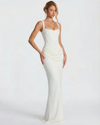 Elegant Satin Corset Maxi Dress for Women image 12
