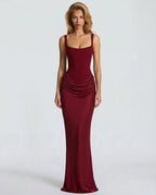Elegant Satin Corset Maxi Dress for Women image 13