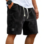 Men's Waffle-Knit Casual Summer Shorts image 9