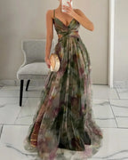 Floral Chiffon Wrap Maxi Dress for Women image 14