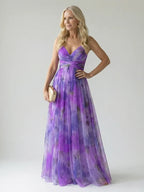 Floral Chiffon Wrap Maxi Dress for Women image 18