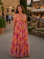 Floral Chiffon Wrap Maxi Dress for Women image 28